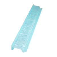 Support de Mahjong de 20 pouces pour 4 couches de tuiles, support en acrylique bleu marbré fluide, MOQ50 ensembles, supports faits à la main pour 160 tuiles de Mahjong