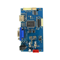 Carte de contrôle LCD universelle TFT avec entrée audio VGA HD-M, carte adaptateur clavier et interface de signal EDP MIPI LVDS