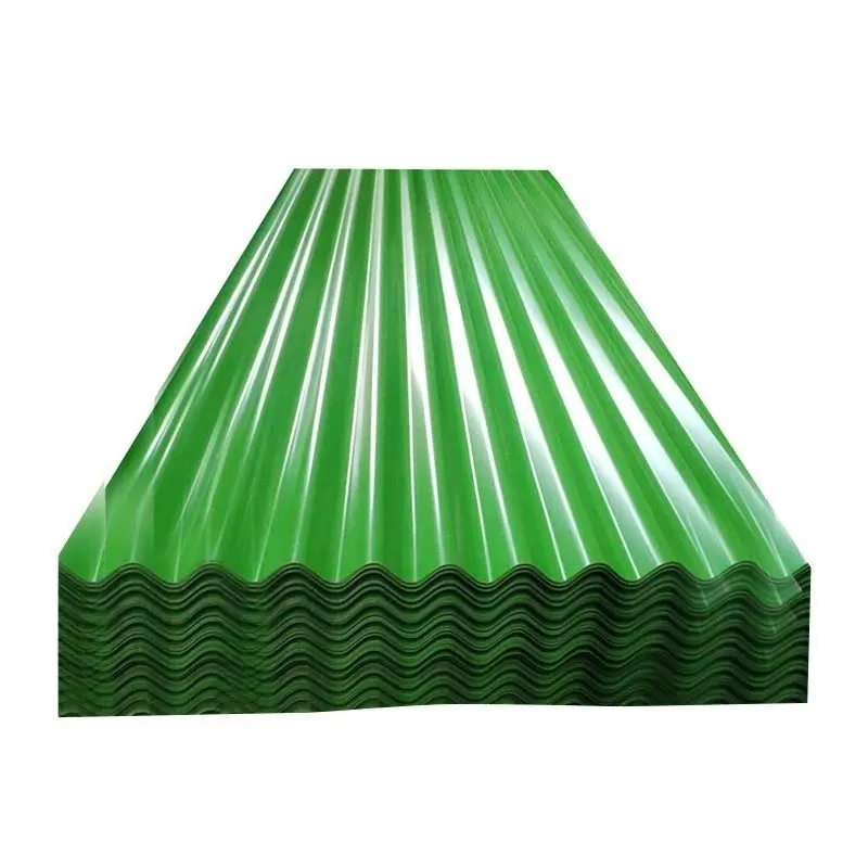 Renk kaplanmış metal çatı levhalar fiyatları çelik inghafif galvanizli çinko oluklu çatı kiremitleri plaka paneli