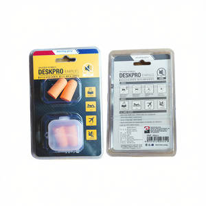 Tappi per le orecchie Deskpro, 2 pezzi, riduzione del rumore di 29 dB, per lavoro, sonno e viaggi - Product Image 1
