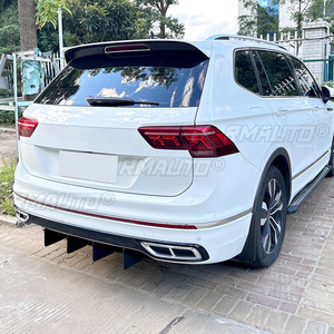 For VW Tiguan R MK2.5 2021-2023 Body Kit Bumper Protector Rear Bumper Splitter Spoiler <b>Diffuser</b> Cover <b>Car</b> Accessories - Product Image 3