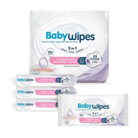 Toallitas Húmedas para Bebé a Base de Plantas, Fórmula Hipoalergénica, Sin Alcohol, Toallitas Suaves para Bebé, Ingredientes Orgánicos, Fábrica OEM