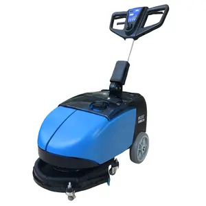 MLEE-M1 Hand Push Washer 13inch Single Brush New Design Manual Floor Scrubber Drier