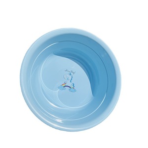 Grand bac en plastique rond de 50 cm, épaissi et profond, pour la lessive et les bains de pieds, usage domestique, couleurs assorties - Product Image 5