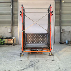 Perancah listrik Modern 3M <span class=keywords><strong>6M</strong></span> 12M <span class=keywords><strong>Platform</strong></span> baja lipat pengangkat seluler hidrolik otomatis kondisi baru untuk ritel - Product Image 1