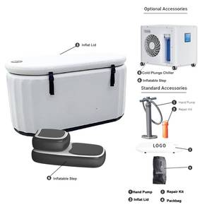 ICEGALAX Nouvelles tendances Bain de glace portable personnalisé Bain de glace gonflable Bain de glace à immersion froide avec refroidisseur à vendre - Product Image 6