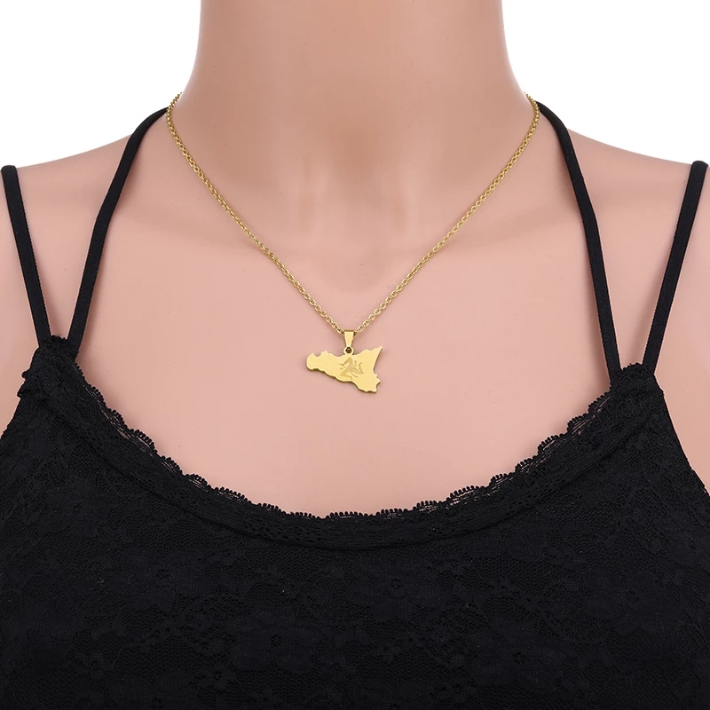 LIUZIXI Collana con Ciondolo con Mappa Dell'Argentina - Ciondolo con Ciondolo con Mappe di Paesi Argentini Etnici con Bandiera Nazionale - per Donna Uomo Gioielli Patriottici Regalo per Feste alla M