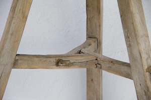 Cổ Điển Bằng Gỗ Phân Vòng Elm Giọng Bên Bảng Mộc Mạc Thủ Công Trang Trí Nội Thất Hạt Tự Nhiên Thủ Công Độc Đáo Craftsmanship - Product Image 3