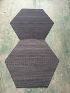 Alfombra Modular Hexagonal de Nailon <span class=keywords><strong>para</strong></span> Oficina Comercial, Geométrica, Acolchada, Antideslizante, <span class=keywords><strong>para</strong></span> Uso en el Hogar y <span class=keywords><strong>para</strong></span> Rezar - Product Image 6