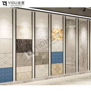 Özel Showroom dolapları ve modüler Slatwall parantez ile hafif Metal lastik sergileme standı - Product Image 2