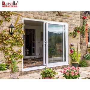 हॉट सेल साउंडप्रूफ एल्यूमीनियम ग्लास स्लाइडिंग पैटियो डोर साइड ओपन सुपरमार्केट और फार्महाउस के लिए वाटरप्रूफ फीचर के साथ ओपनिंग - Product Image 1