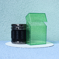 Boîte à cigarettes en plastique acrylique portable, résistante à la pression, élégante, pour hommes et femmes, accessoires
