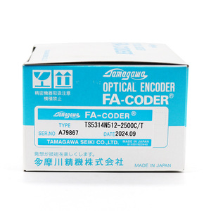 Encodeur optique Tamagawa FA-CODER TS5314N512-2500C/T Fabriqué au Japon - Product Image 1