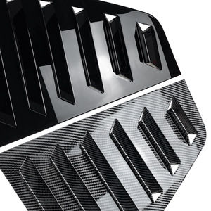 Volkswagen Golf 6 Bug Deflect Louvers Carbon Fiber Texture Adhesive <b>Car</b> Window <b>Decals</b> 2008-2012 - Product Image 5