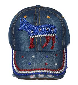 6 Star Rhinestone Bling LOGO Gorra de béisbol estructurada Sombrero de rendimiento deportivo de moda con cierre ajustable para uso en exteriores - Product Image 3