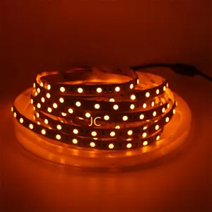 4mm 5mm 8mm 10mm 480LEDS/M lampu Strip COB fleksibel 12V 24V 2700K warna kuning emas IP65 tahan air CRI90 Strip Led nirkabel