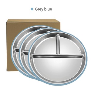 Kit de Comida Seguro para Bebés, Plato de Acero Inoxidable 304, Babero de Silicona con Succión, Libre de BPA y Ftalatos, para una Alimentación Feliz - Product Image 6