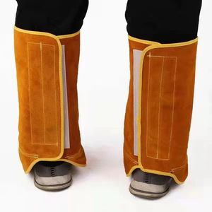 <span class=keywords><strong>Scarpe</strong></span> <span class=keywords><strong>da</strong></span> saldatura in pelle di vacchetta copri indumenti di sicurezza resistenti all'abrasione al calore per saldatore - Product Image 3