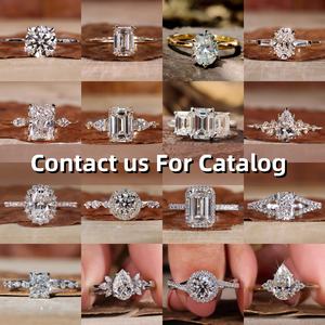 आईजी प्रमाणित सीवीड एचएफटी वीवी लैब ने बनाया हीरा 14k <span class=keywords><strong>18k</strong></span> ठोस सोने की अंगूठी महिला के लिए गहने - Product Image 4