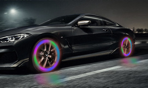Hot Wheels Double-Sense Valve Décoratif Atmosphère Lampe Coloré Électrique Voiture Moto <span class=keywords><strong>Moyeu</strong></span> <span class=keywords><strong>De</strong></span> <span class=keywords><strong>Roue</strong></span> Universel pour Autres Pneus - Product Image 6