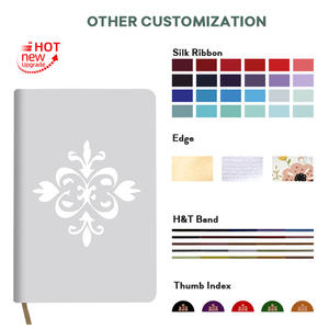 Bibles d'étude en <span class=keywords><strong>portugais</strong></span>, format standard, reliure parfaite, papier couché, gaufrage, version NLT NKJV, manuel. - Product Image 6