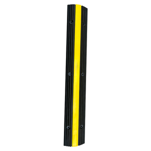 Petite rampe de protection de câbles flexible à un canal en caoutchouc - Product Image 1