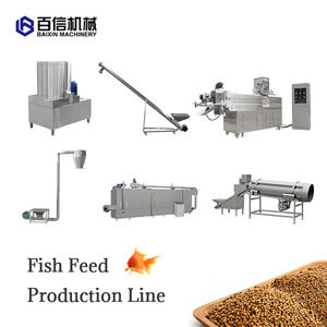 Nouvelle ligne de production d'aliments pour poissons à granulés flottants à économie d'énergie, extrudeuse d'aliments pour poissons en acier inoxydable 304, haute capacité, coût - Product Image 6