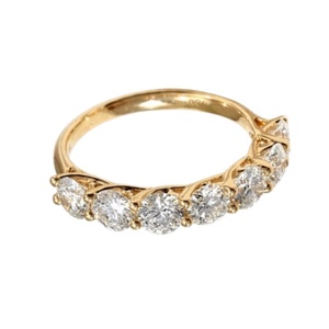 Bague de mariage en or blanc 14 carats avec diamant de laboratoire certifié IGI, bijoux fins pour femmes - Product Image 3