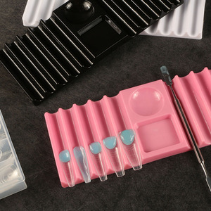 Multi-Section <b>Nail</b> Art Mold Display Stand Tool Tray Organizer for Dual Forms Tips Gel <b>Extension</b> Accessories - Product Image 5