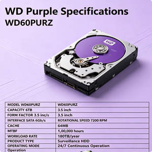 Disque dur interne <span class=keywords><strong>WD10SPSX</strong></span> noir 1 To SATA 6 Gbit/s 2,5 pouces 7200 tr/min 64 Mo de cache pour stockage et sauvegarde d'ordinateurs portables - Product Image 4