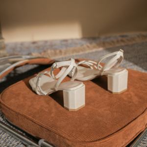 Zapatos de Tacón Alto con Correa en el Tobillo para Mujer, Elegantes y Sensuales, a la Moda, para Boda, Punta Cerrada, de Cuero Genuino, Impermeables y Antideslizantes - Product Image 5