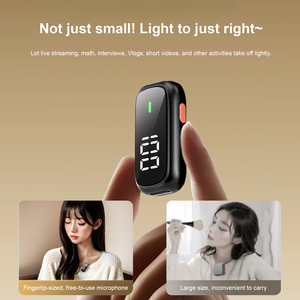 Système de microphone cravate sans fil <span class=keywords><strong>Micro</strong></span> Wireless S50 avec étui de charge pour diffusion en direct, vlogs, podcasts - Product Image 6