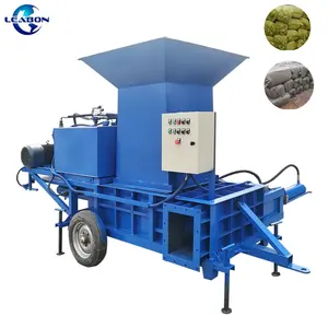 Automatic Weighing Compressing Three Cylinders Packing Machine Large-scale Corn Straw Silage Square Baler Machine