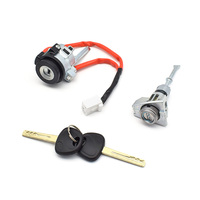 Outils de serrurier pour la réparation de serrures de portières de voiture, cylindre de serrure de porte de voiture, ensemble complet.