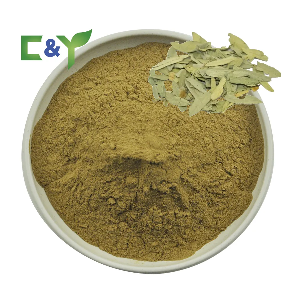 Bubuk ekstrak daun senna kualitas tinggi ekstrak daun sennosides ekstrak daun senna
