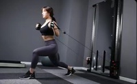 Equipo de Gimnasio en Casa para Entrenamiento de Fuerza, Máquina de Cable Cruzado Funcional Montada en la Pared