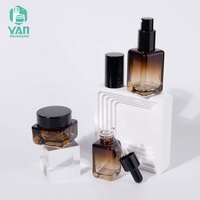 YAN Emballage 15ml/30ml 15g Pots de gel cosmétique avec couvercle compte-gouttes Pots en verre scellé pour crème pour cosmétiques Fournisseur de Chine