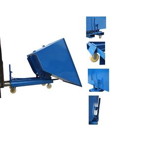 China fabricada de la carretilla elevadora de inflexión Bin archivos adjuntos de Dumping Hopper d-Series/propina Bin de la carretilla elevadora de contenedores de residuos archivo adjunto - Product Image 3