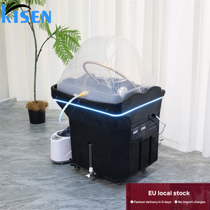 KISEN Stock UE Bac de lavage et de massage capillaire portable pour salon de coiffure, avec réservoir de 60L - Product Image 3