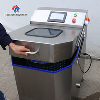 RVS fruit- en groente-ontwateringsmachine met digitale besturing, centrifugale spinner voor sla, kool en voedselverwerking