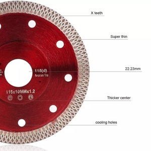 شفرة منشار ماسية متعددة الأغراض من TGS Inch 5 inch ، شفرة منشار ماسية دائرية معززة للحجر والخرسانة ، بيع ساخن OEM - Product Image 4