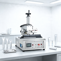 Machine de scellage thermique horizontale semi-électrique à haute efficacité pour le scellage de tubes, bouteilles et feuilles d'emballage en plastique pour boissons, garantie 1 an