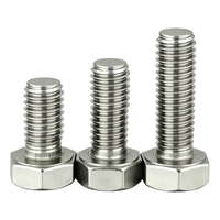 Boulon à tête hexagonale entièrement fileté ASTM A182 F53 S32750 F53 S32205 2205 2507 1.4410 Super Duplex DIN933 GB5783 M6-M20
