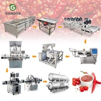 Industriële grove maalmachine voor verse chilisaus, productiemachines voor pasta, proces voor pittige peper, hete papieren lijn, commercieel gebruik.
