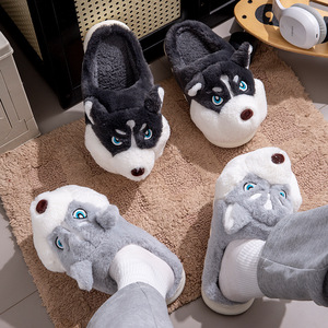 Chaussons d'intérieur en peluche <span class=keywords><strong>pour</strong></span> femmes et hommes, personnalisés <span class=keywords><strong>pour</strong></span> l'hiver, chauds, en forme d'animal, chaussons <span class=keywords><strong>pour</strong></span> hommes - Product Image 6