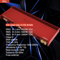 Amplificateur de voiture monobloc de style coréen 3K Korea PCB Board, amplificateur de subwoofer de voiture, RMS 3000W, classe D, crête 6000W, SPL, basses puissantes