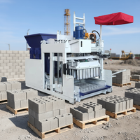 Machine hydraulique mobile QM6-20 pour la fabrication de blocs creux en béton, machine à briques en ciment, machine à fabriquer des blocs solides pour pavés