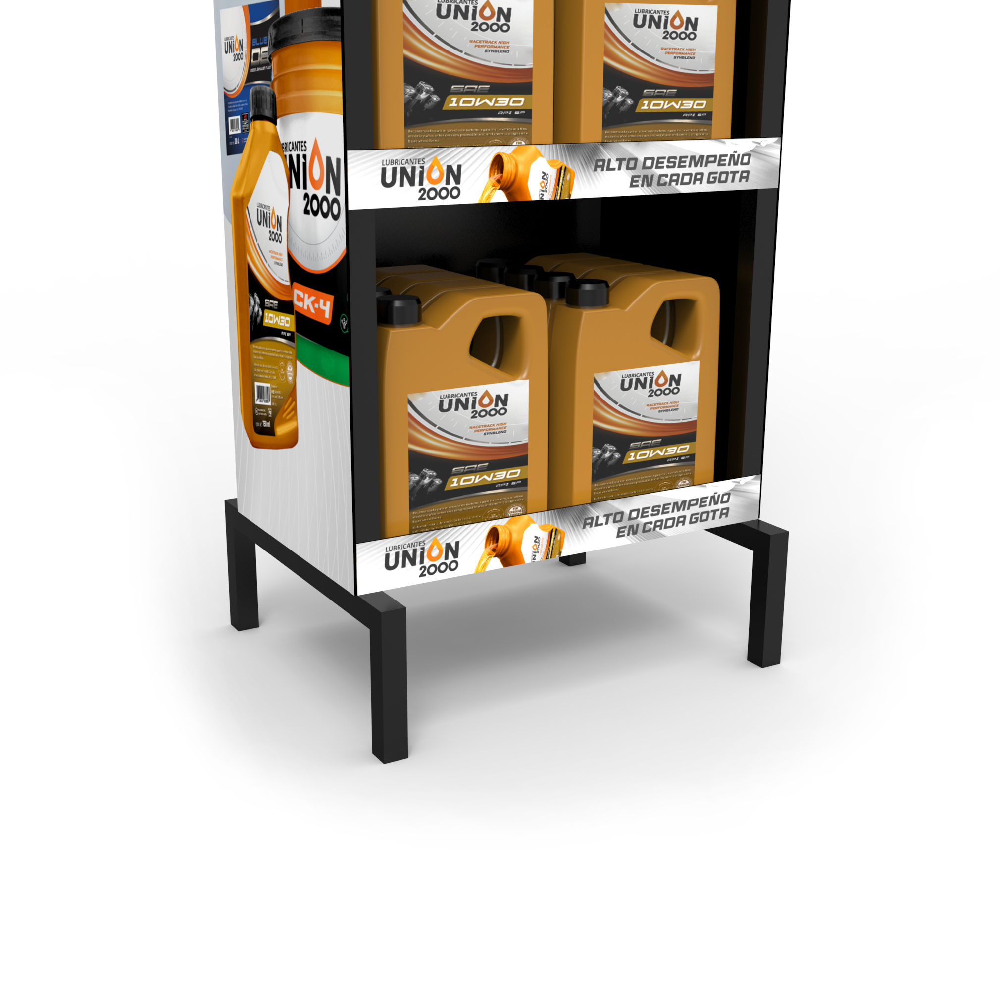 Castrol Lubricating Motor Engine Oil Display Stand for Garage — view 4