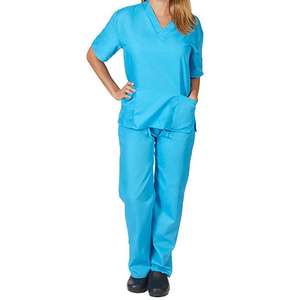 Ensemble de blouses et pantalons de travail en polyester pur, design tendance, logo personnalisé, pantalon cargo, pour uniforme médical - Product Image 5