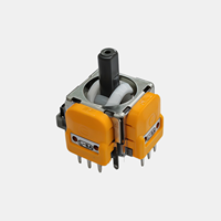 Ginfull Compatible avec PS5, joystick à effet Hall pour joystick 3D électromagnétique pour manette PS4/XBOX, joystick à effet Hall